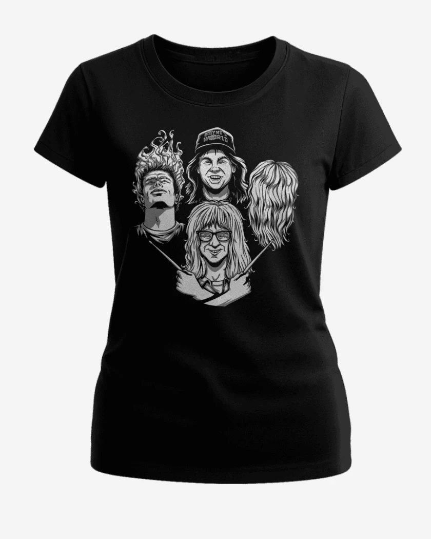 Polera de Mujer Negro de Wayne Rhapsody