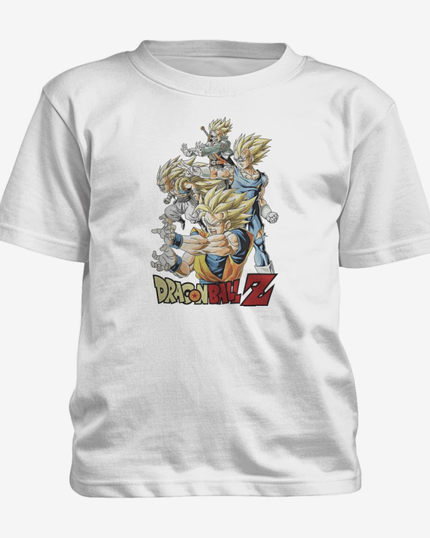 Polera de niño Blanco de SaiyanZ