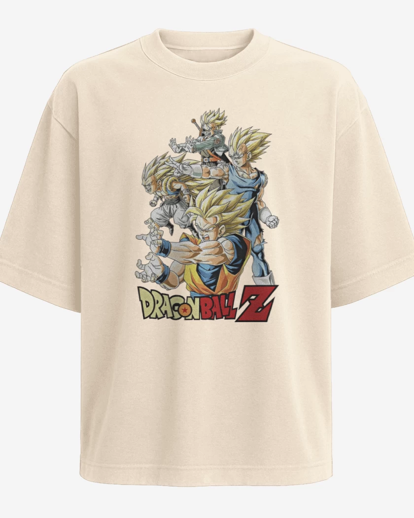Polera Oversize Beige de SaiyanZ