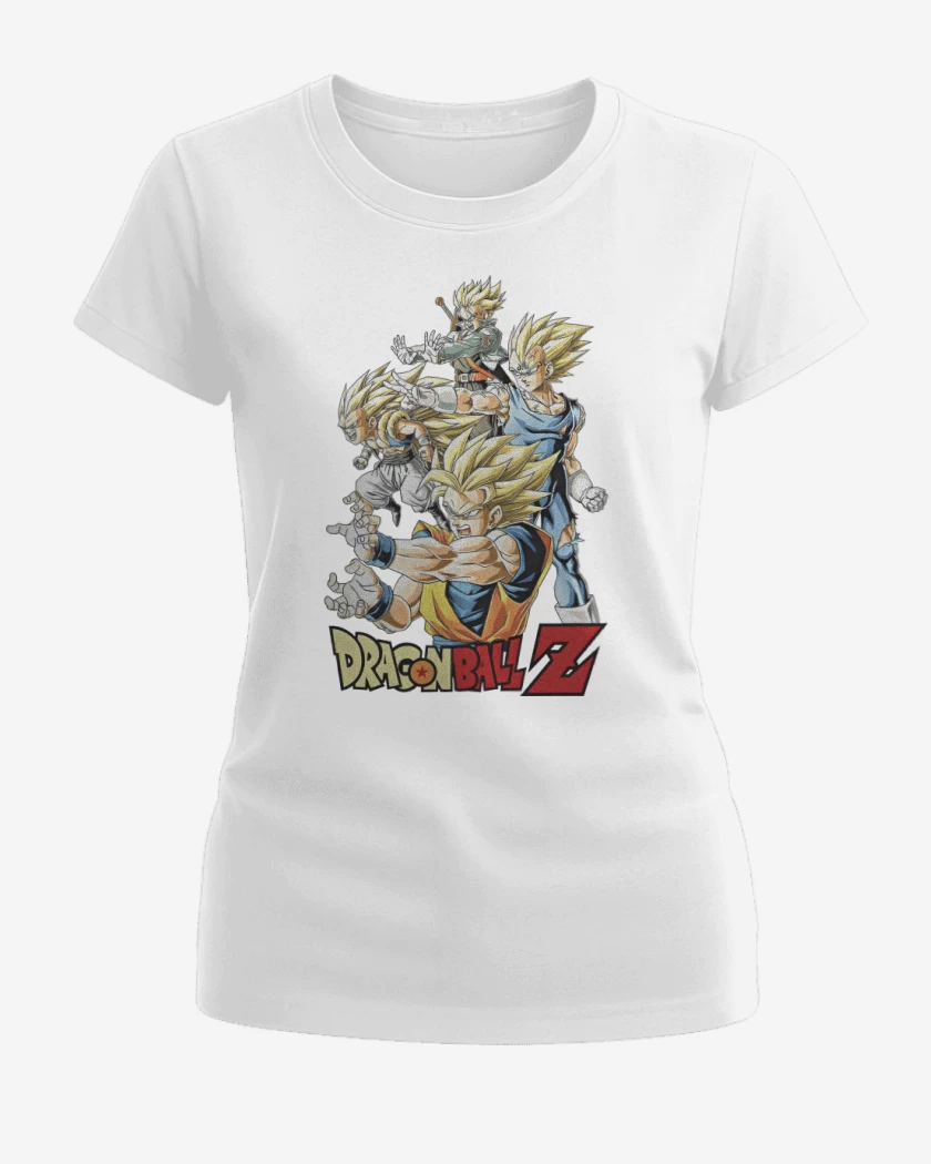 Polera de Mujer Blanco de SaiyanZ