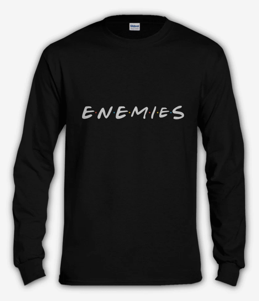 Polera manga larga Negro de Enemies