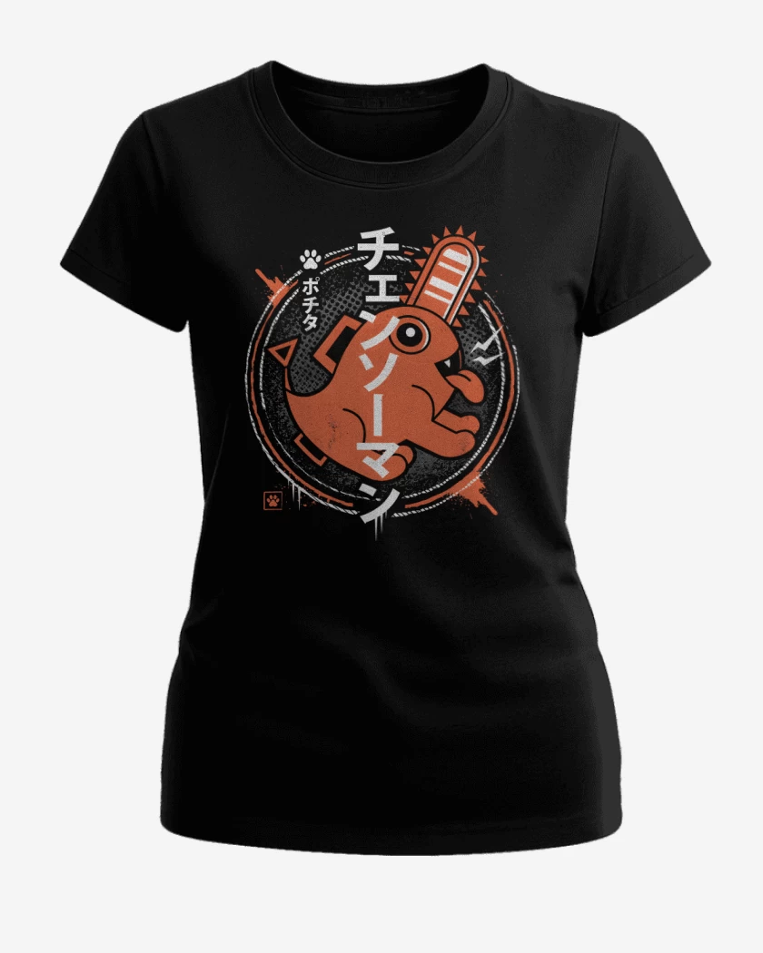 Polera de Mujer Demonio Motosierra