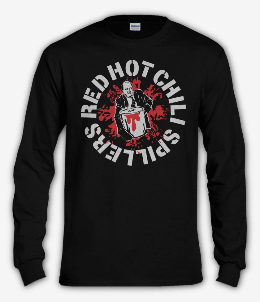 Polera manga larga Negro de Red Hot Chili Kevin