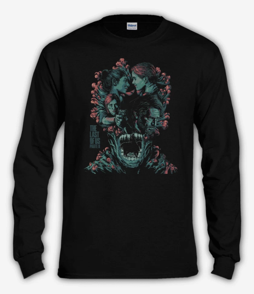 Polera manga larga Negro de The Last of Us Part II