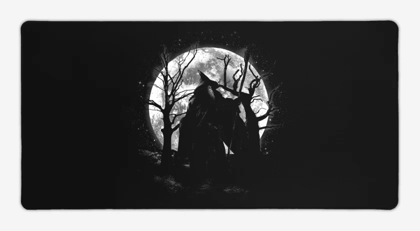 Mouse pad Gamer Negro de Moonlight Wizard