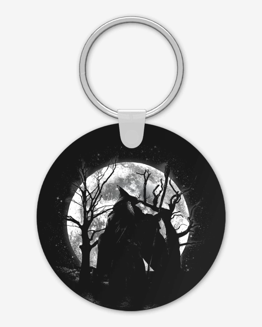 Llavero Negro de Moonlight Wizard