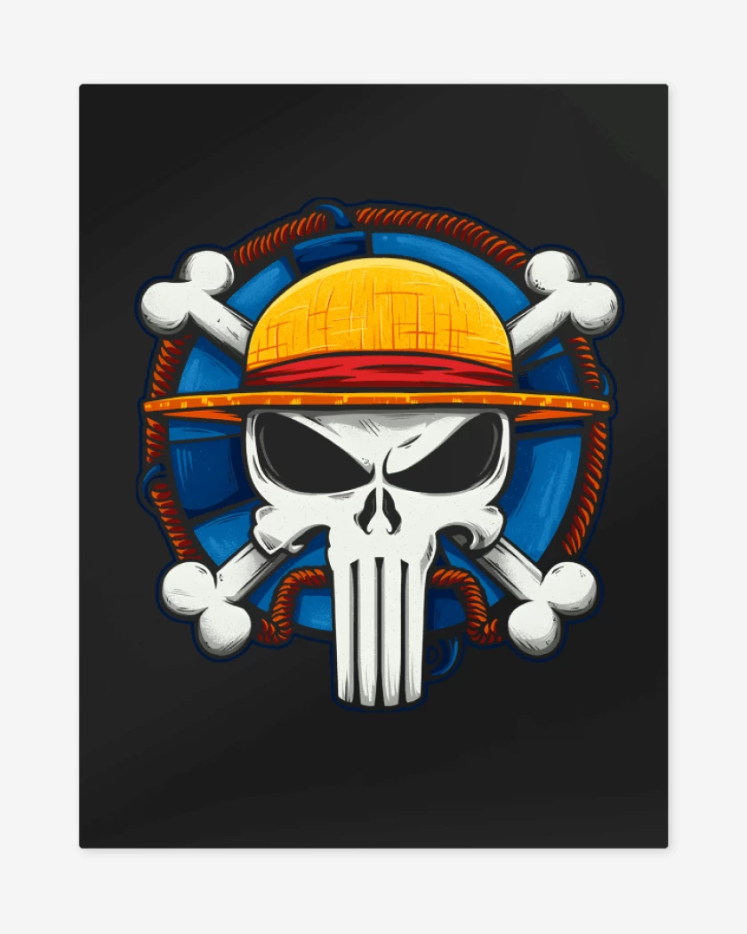 Print metalico Negro de One Punisher