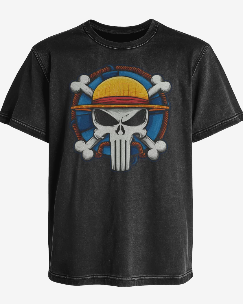Polera desgastada One Punisher