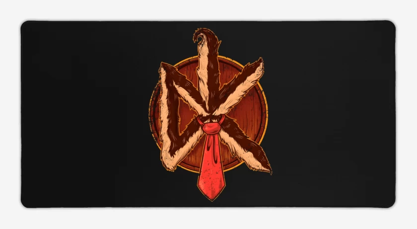 Mouse pad Gamer Negro de Dead Kongs