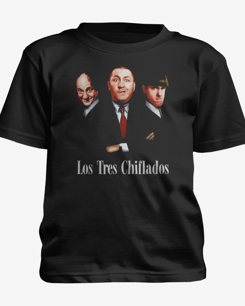 Polera de niño Negro de Los Tres Chiflados