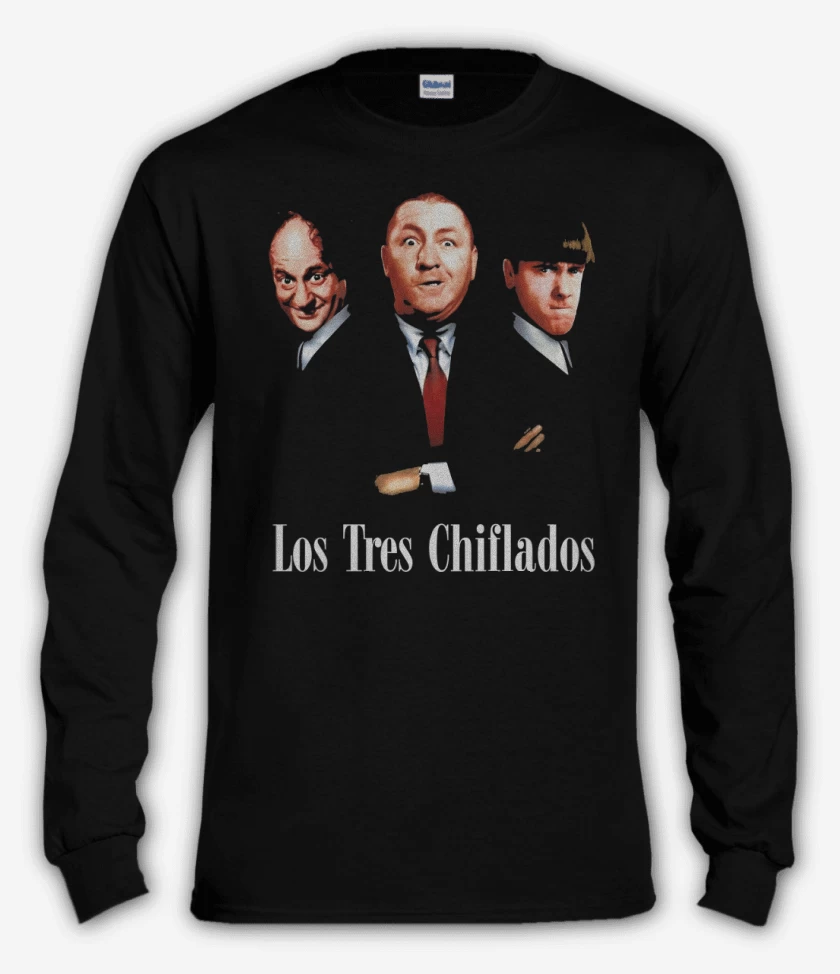 Polera manga larga Los Tres Chiflados