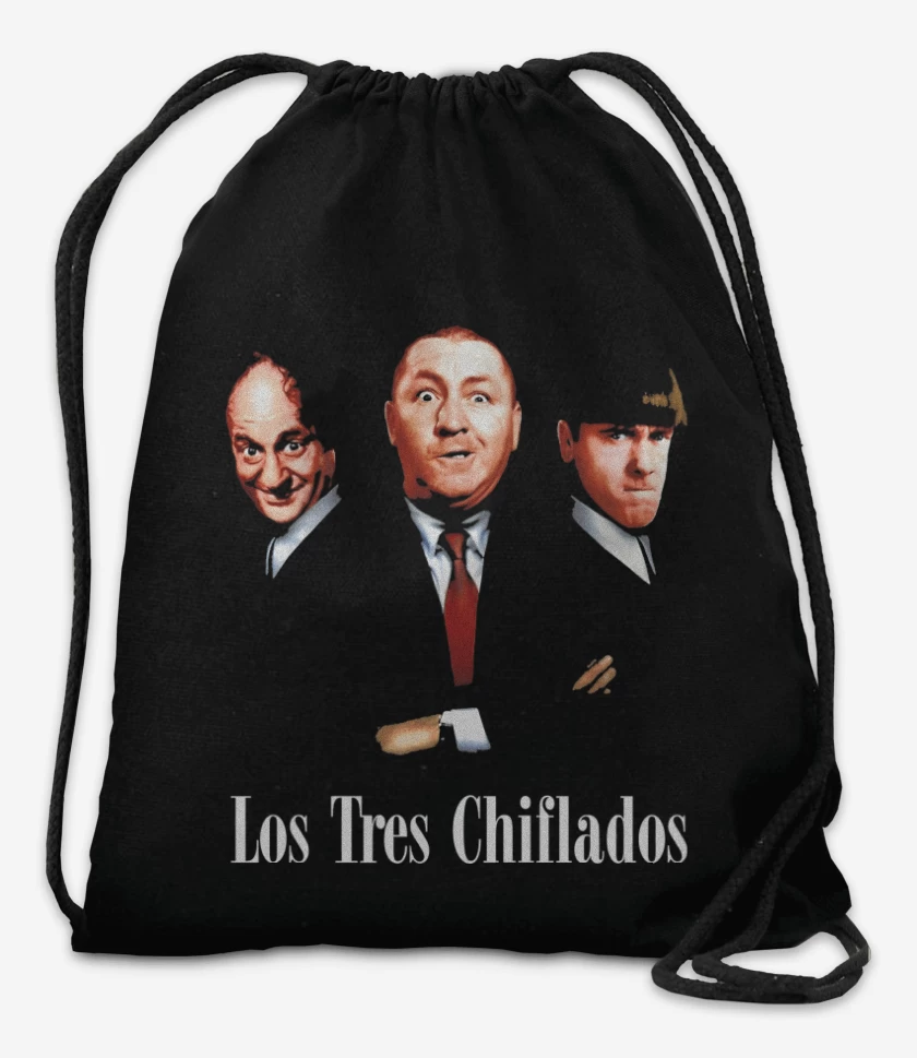 Mochila Negro de Los Tres Chiflados