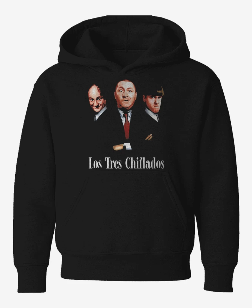 Poleron de niño Negro de Los Tres Chiflados