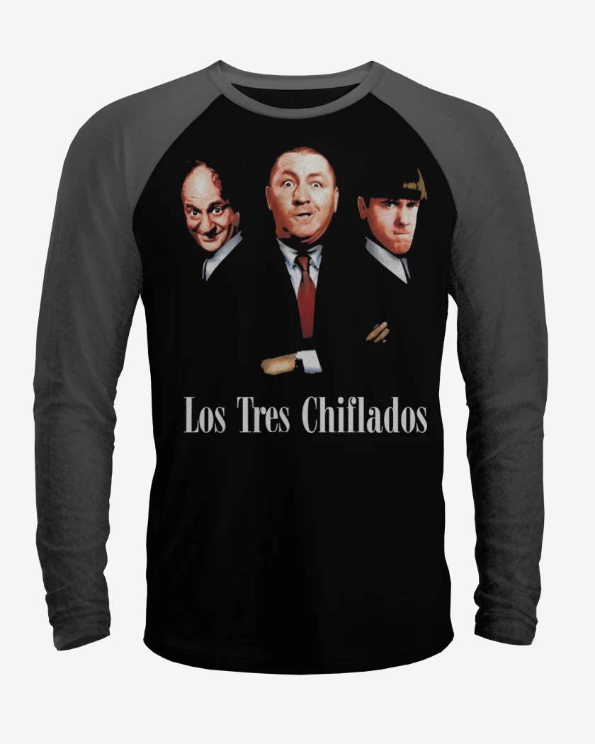 Polera Raglan Los Tres Chiflados