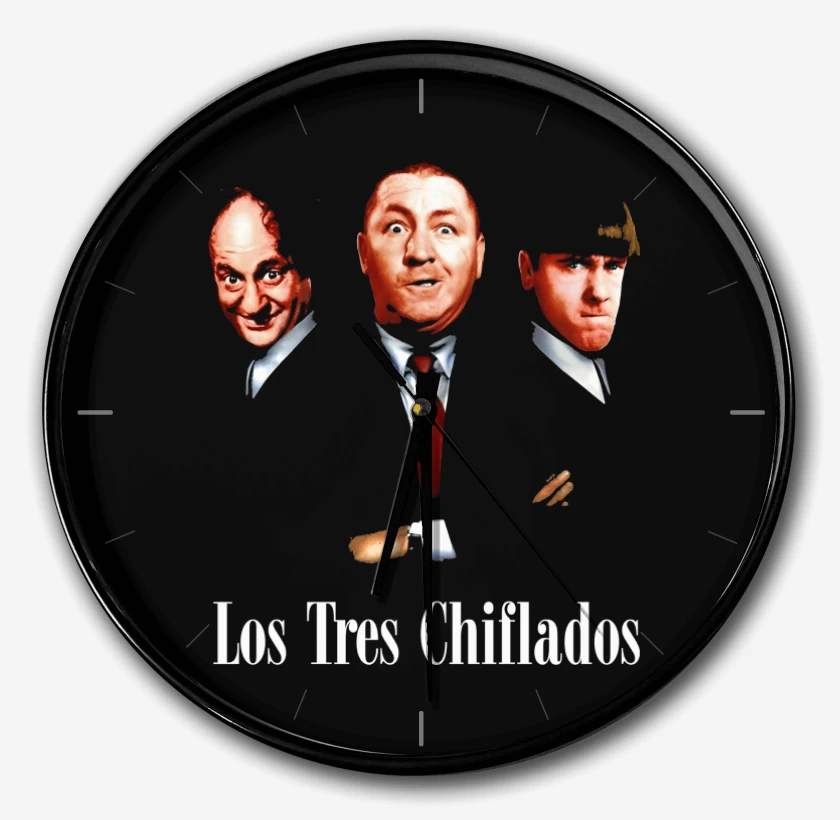 Reloj Negro de Los Tres Chiflados