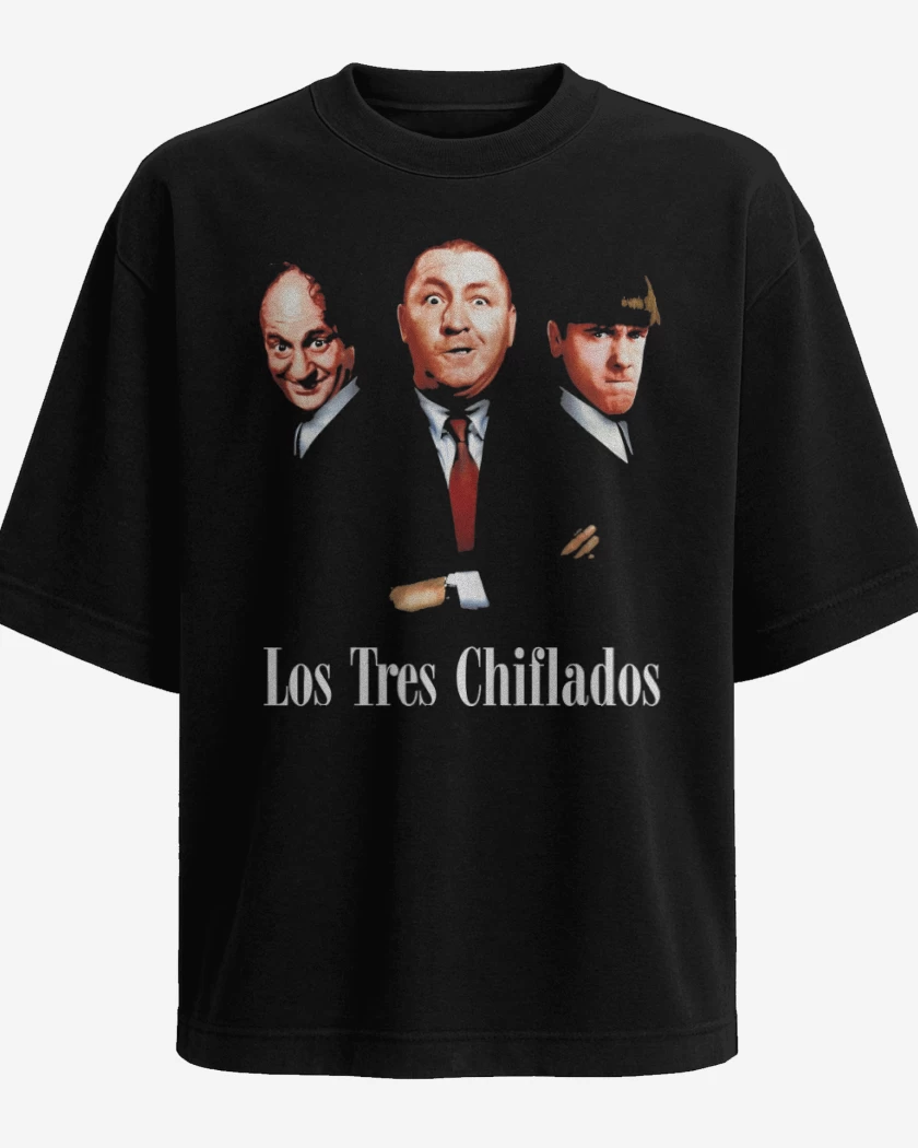 Polera Oversize Los Tres Chiflados
