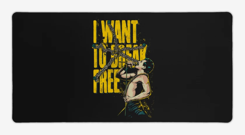 Mouse pad Gamer I Want To Break Free