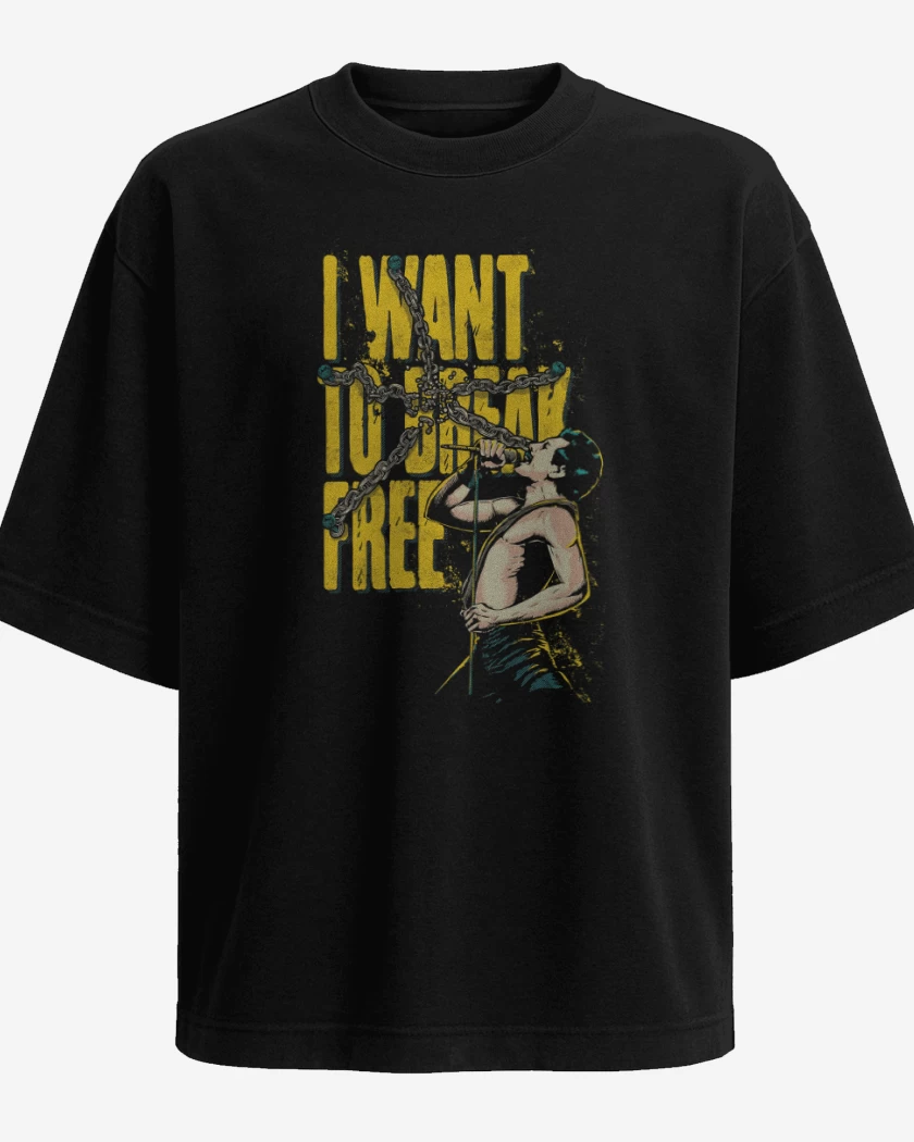 Polera Oversize I Want To Break Free