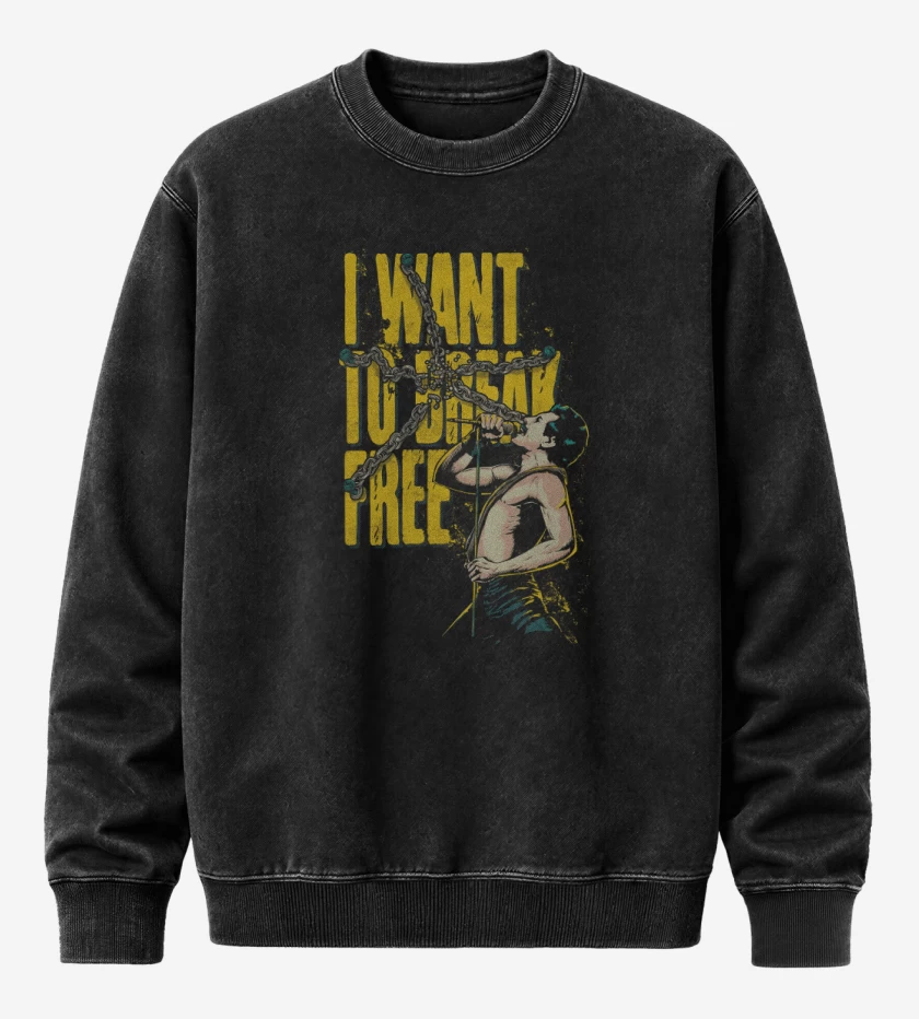 Poleron Polo Acid Wash I Want To Break Free