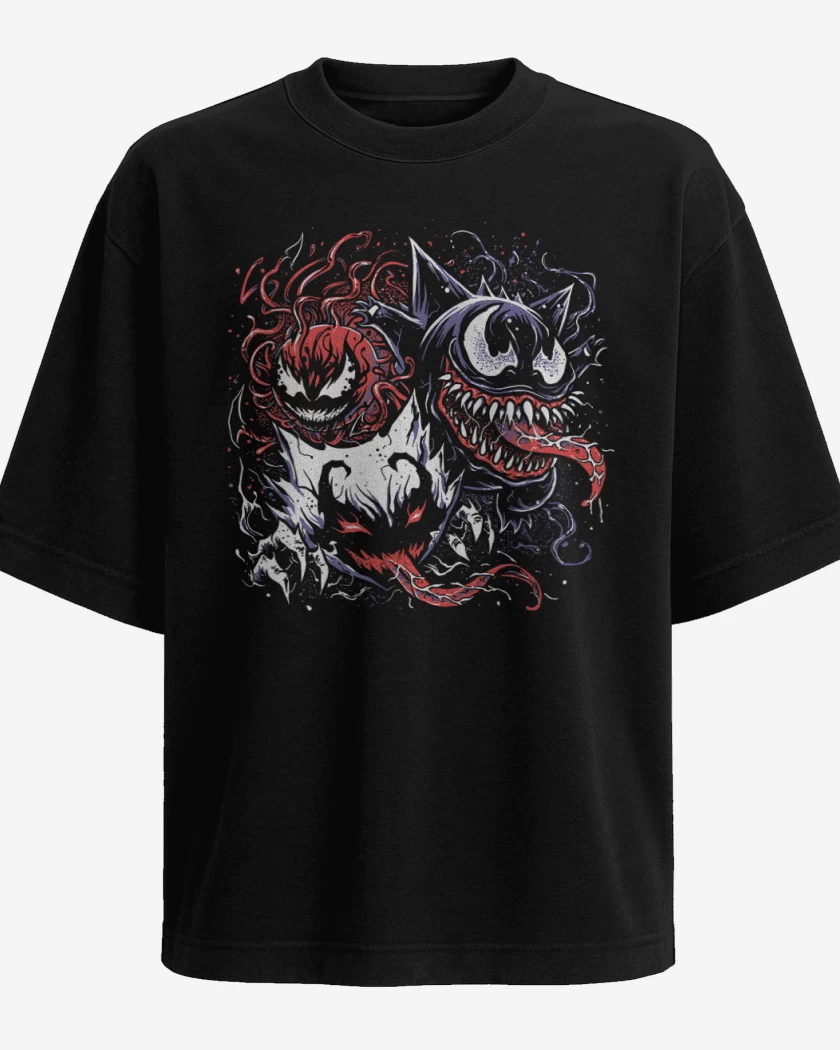 Polera Oversize Simbiontes Fantasmas
