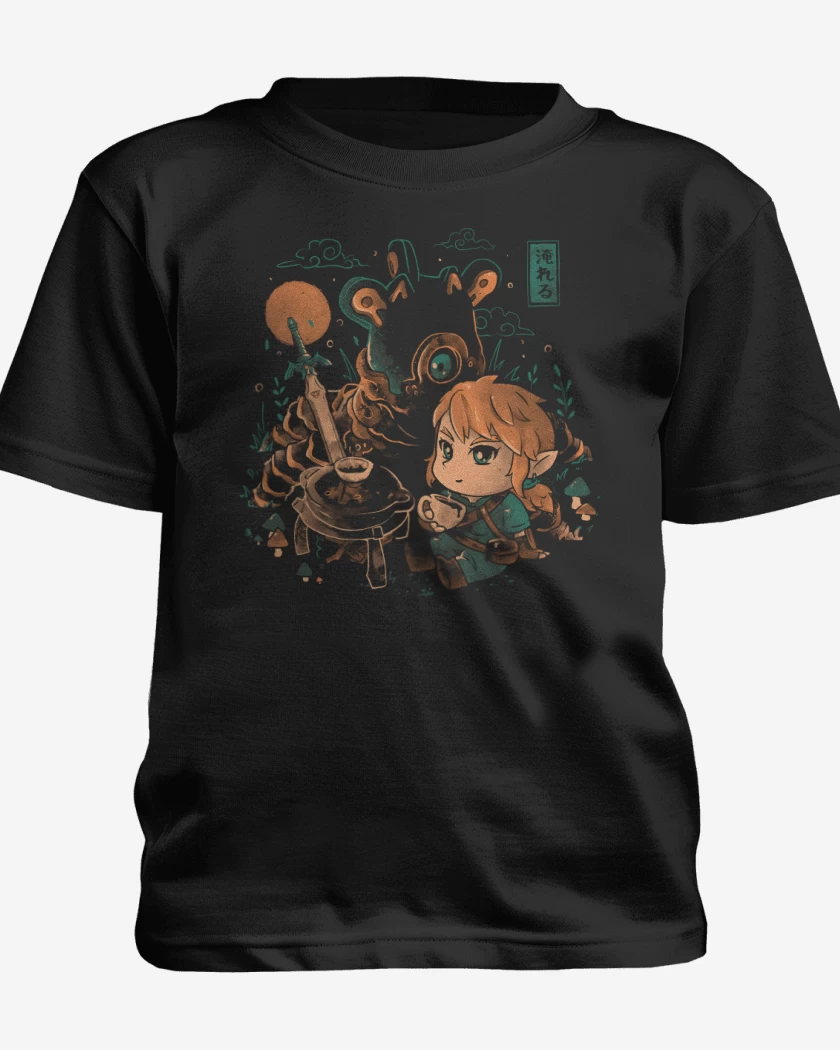 Polera de niño Negro de Link Cocinero