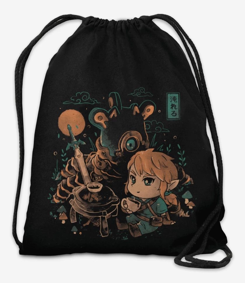 Mochila Negro de Link Cocinero