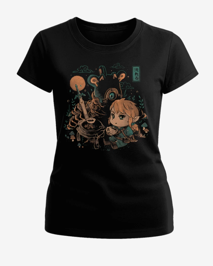 Polera de Mujer Negro de Link Cocinero