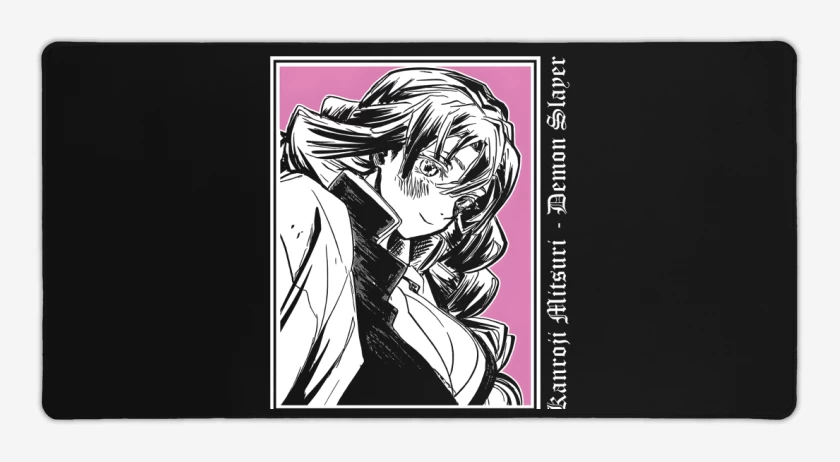 Mouse pad Gamer Negro de Kanroji