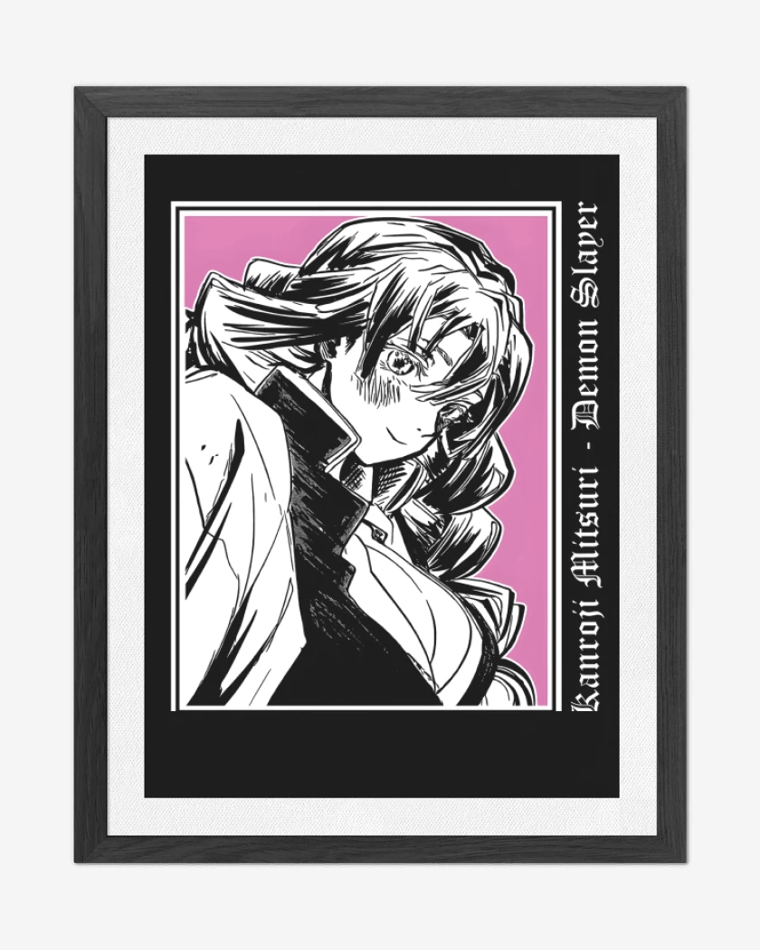 Cuadro decorativo Negro de Kanroji