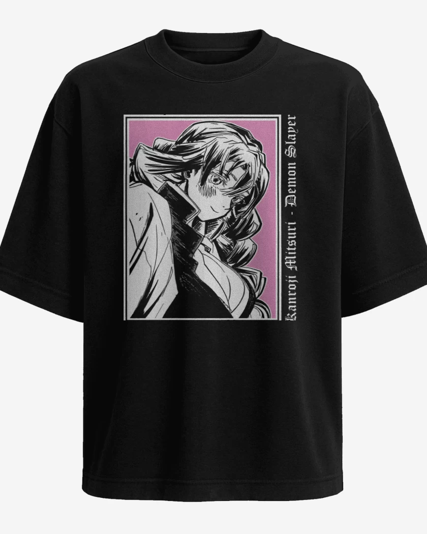 Polera Oversize Negro de Kanroji