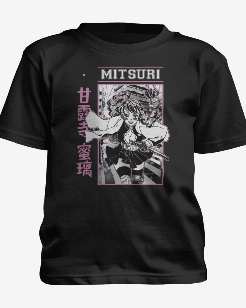 Polera de niño Negro de Mitsuri