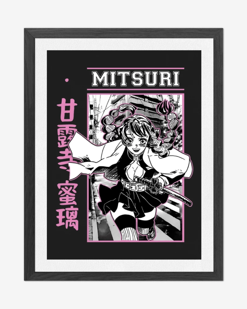 Cuadro decorativo Negro de Mitsuri