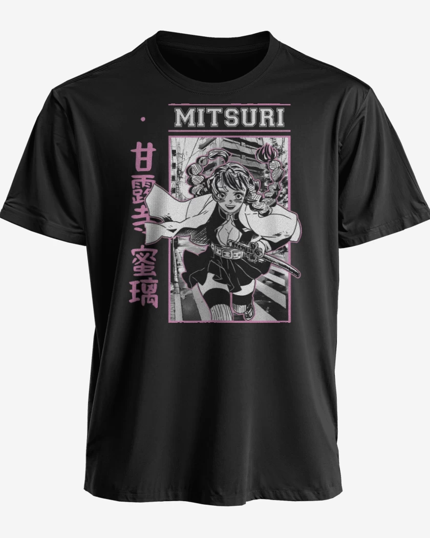 Polera premium Negro de Mitsuri