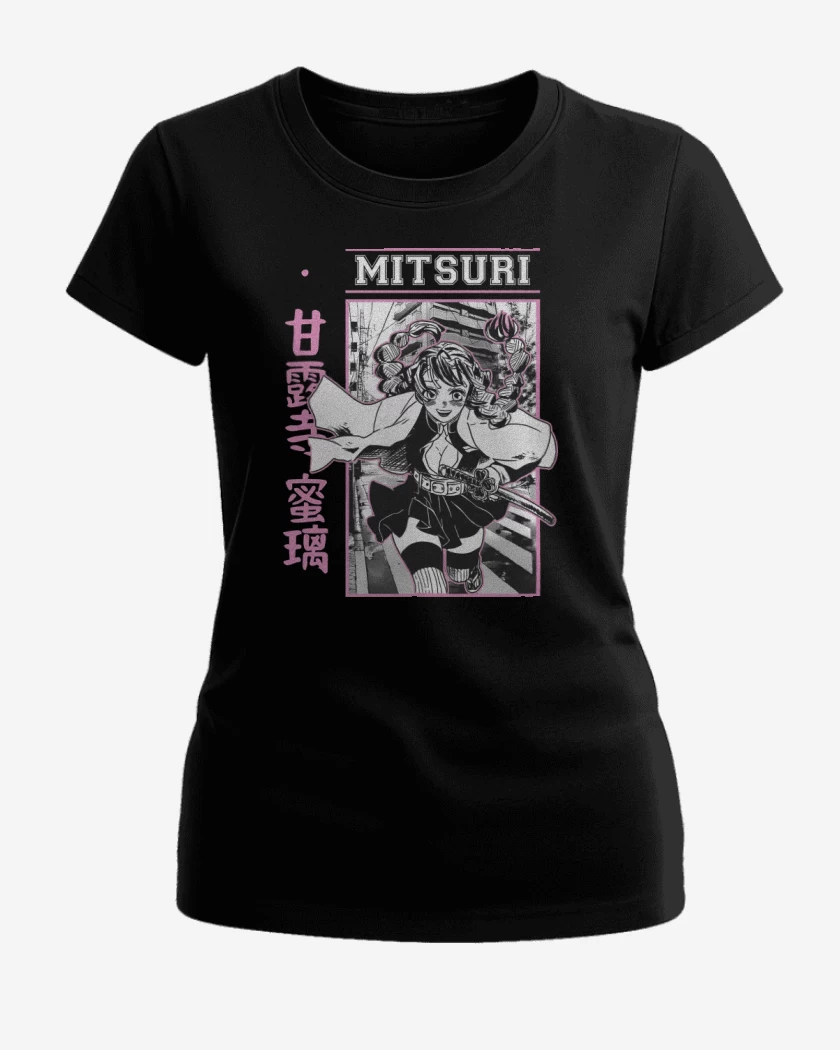 Polera de Mujer Negro de Mitsuri