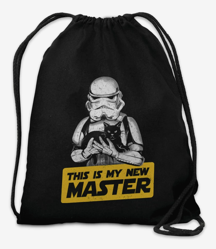 Mochila Negro de Mi Nuevo Maestro