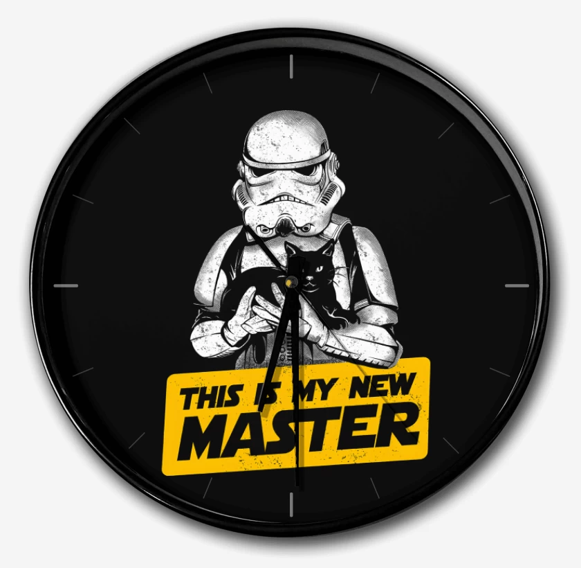 Reloj Negro de Mi Nuevo Maestro