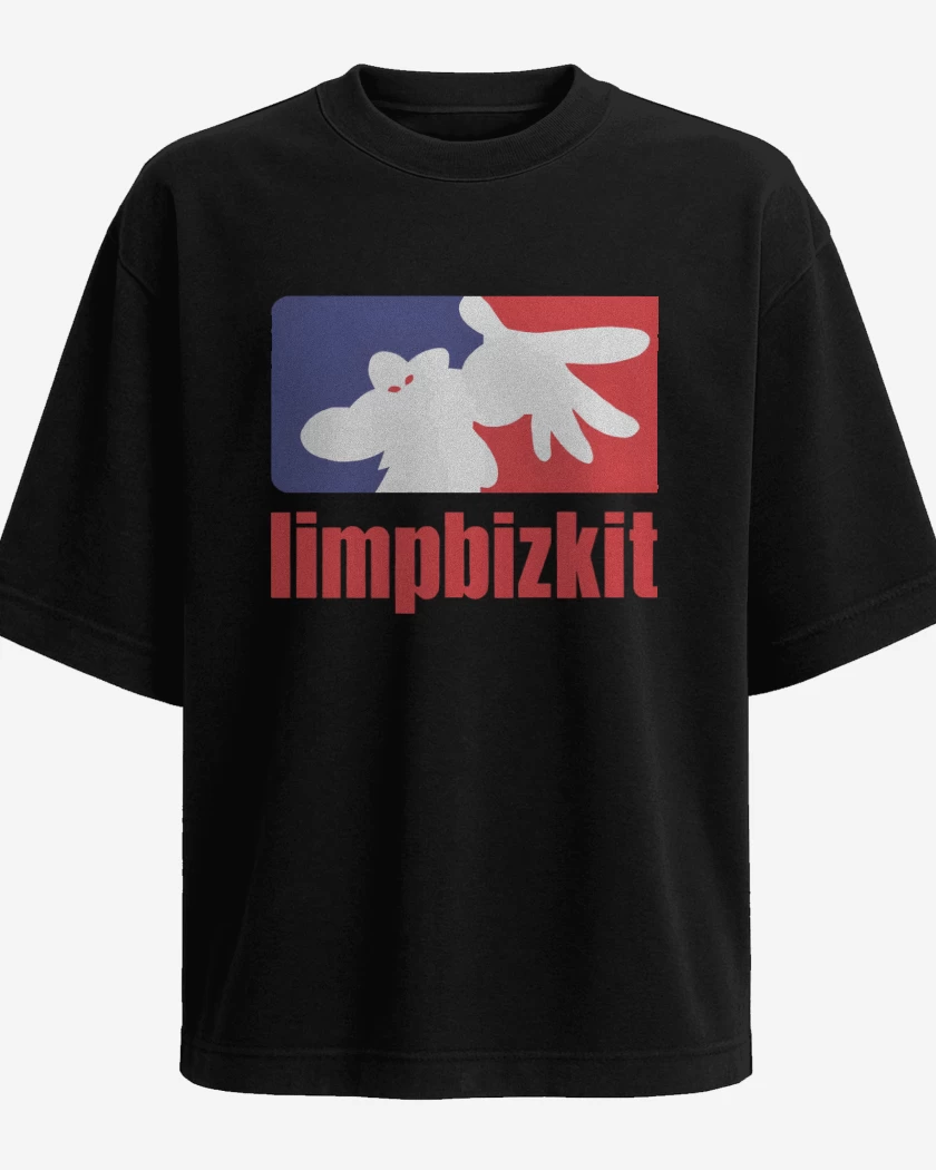Polera Oversize Negro de Limpbizkit