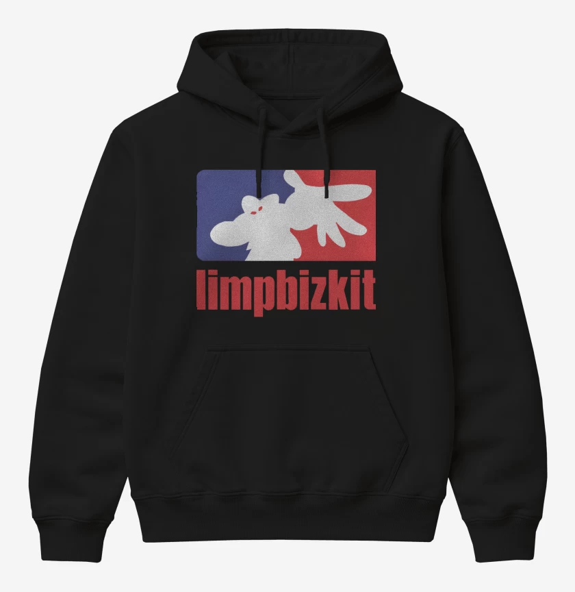 Poleron Canguro básico Negro de Limpbizkit
