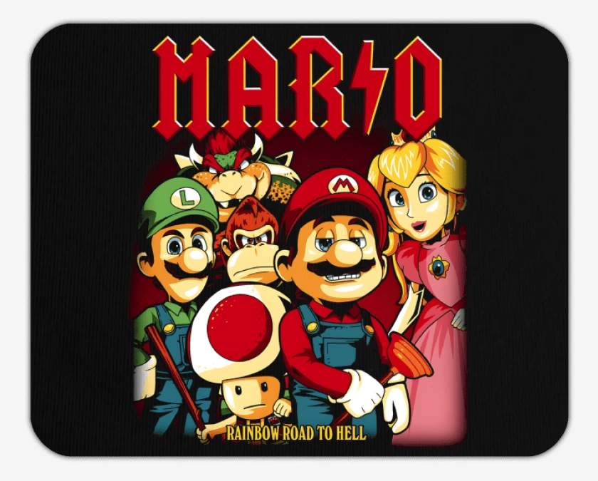 Mousepad Rainbow Road to Hell