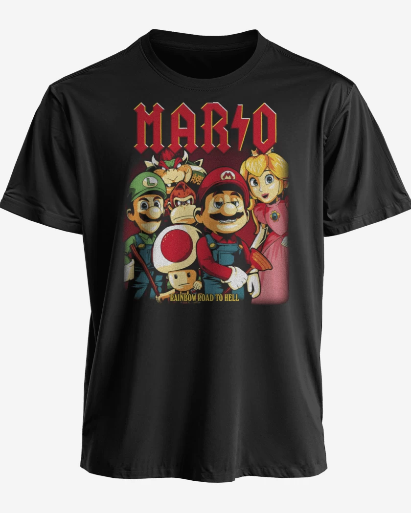 Polera premium Negro de Rainbow Road to Hell