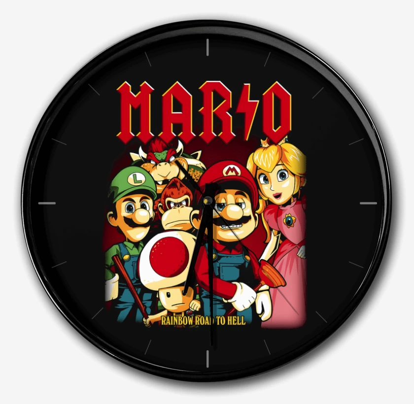 Reloj Negro de Rainbow Road to Hell