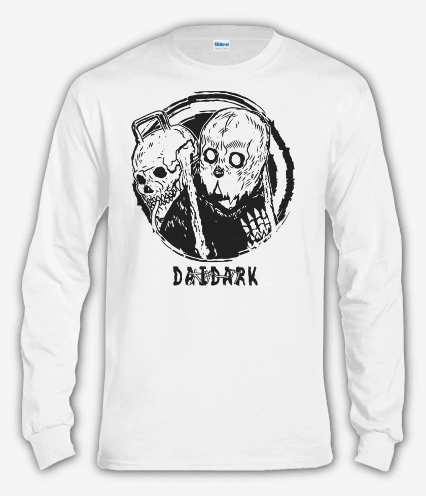 Polera manga larga Blanco de Daidark