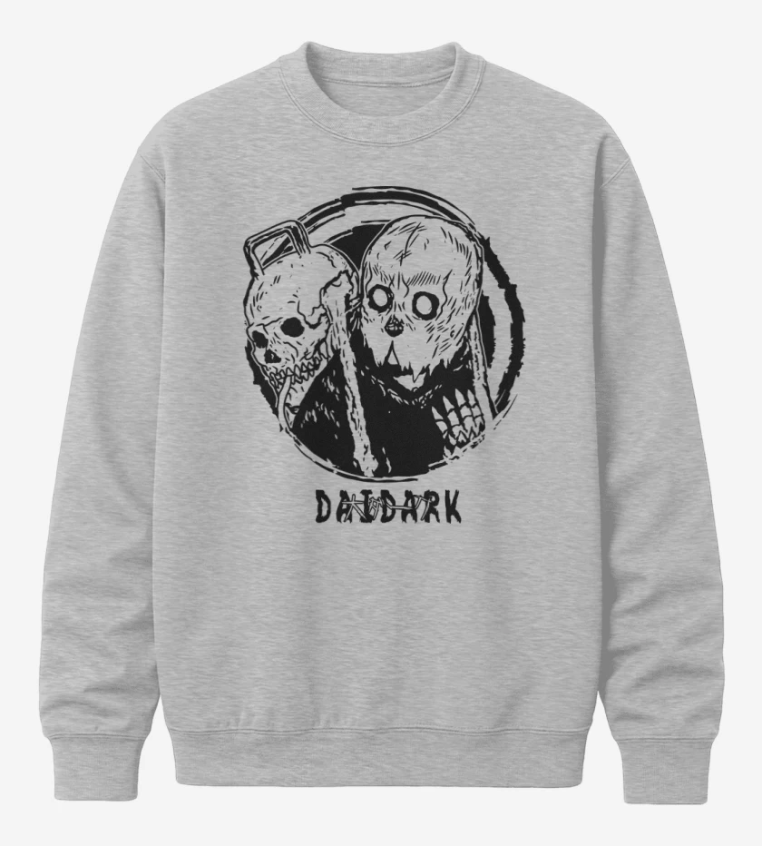 Poleron polo Gris Melange de Daidark