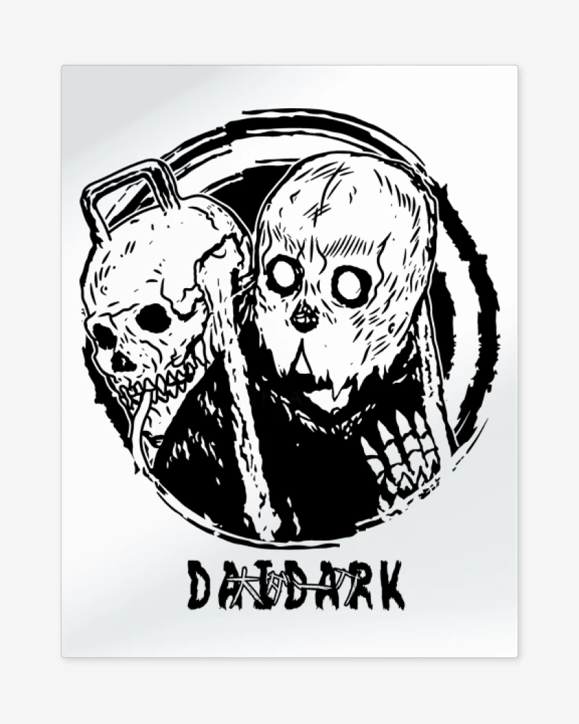 Print metalico Blanco de Daidark