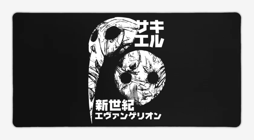 Mouse pad Gamer Negro de Sachiel