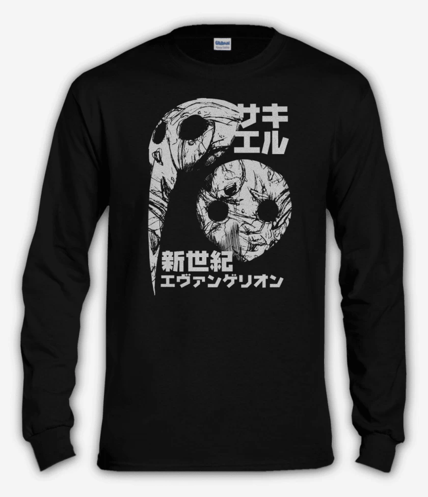 Polera manga larga Negro de Sachiel