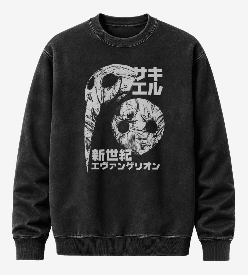 Poleron Polo Acid Wash Negro de Sachiel