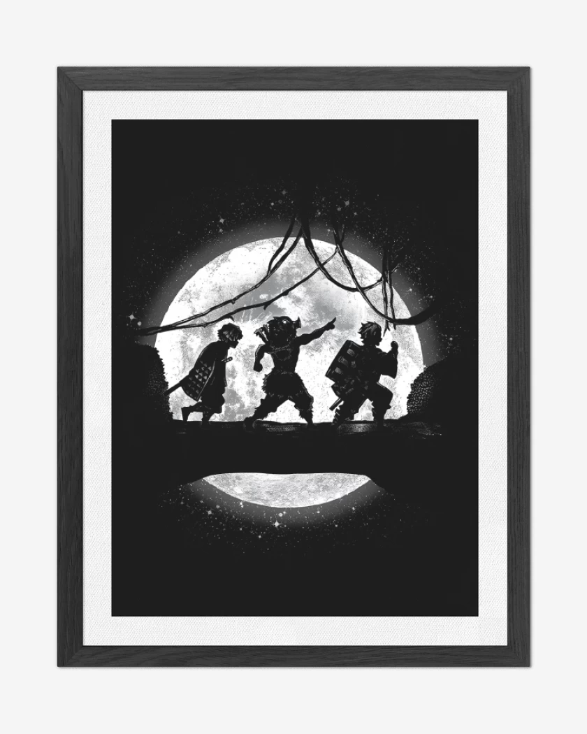 Cuadro decorativo Negro de Moonlight Slayers