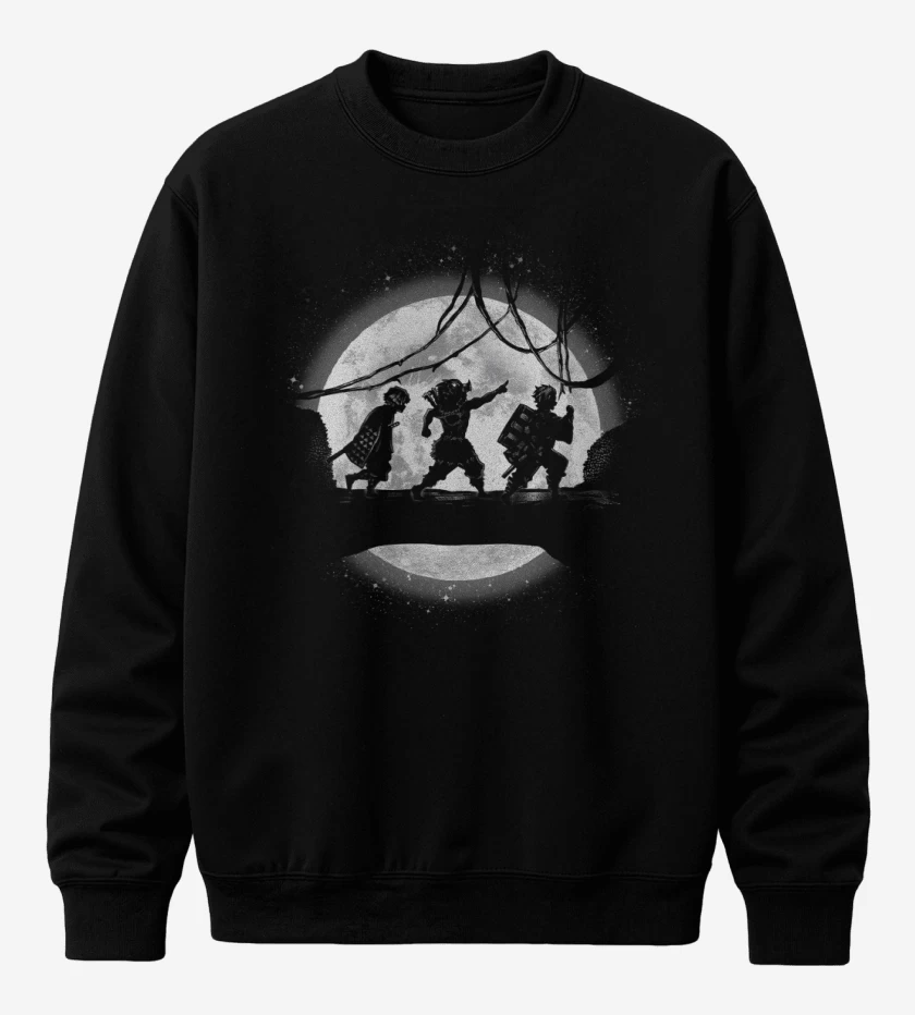 Poleron polo Negro de Moonlight Slayers