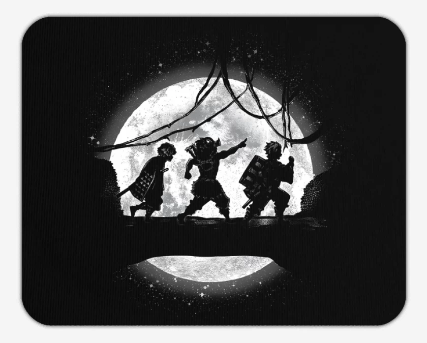Mousepad Negro de Moonlight Slayers